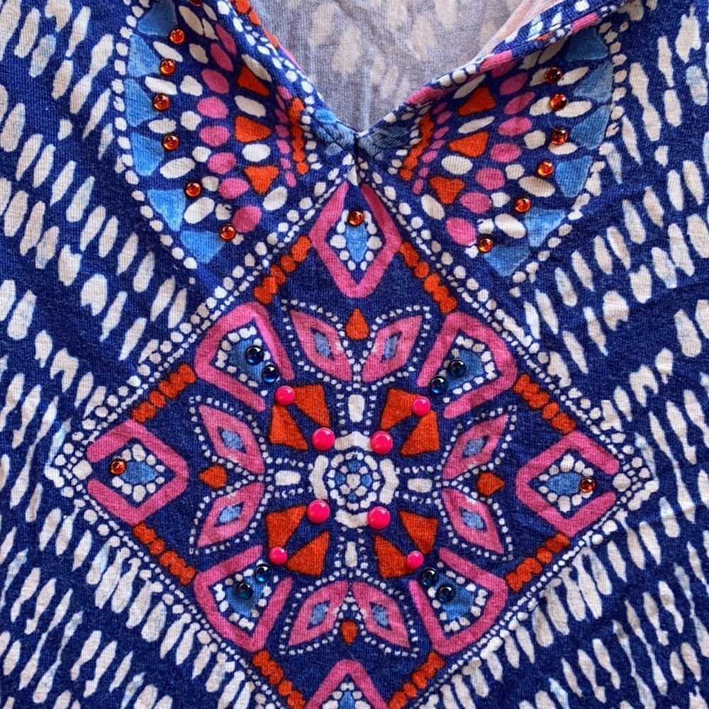 Ruby Rd. Beaded top sz. L - Picture 3 of 3